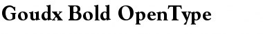 Download Goudx-Bold Regular Font Title Preview