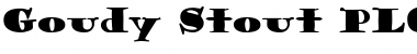 Download Goudy Stout PLC Regular Font Title Preview