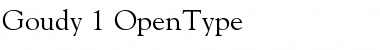 Download Goudy Old Style Font Title Preview