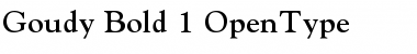 Download Goudy Bold Font Title Preview