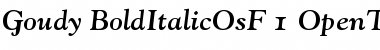 Download Goudy Bold Italic Old Style Figures Font