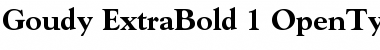 Download Goudy Extra Bold Font Title Preview