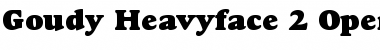 Download Goudy Heavyface Font