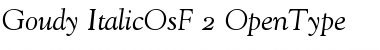 Download Goudy Old Style Italic Old Style Figures Font Title Preview