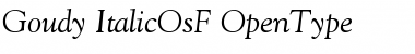 Download Goudy Oldstyle Italic OsF Font