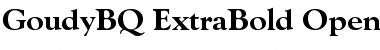 Download Goudy BQ Regular Font Title Preview