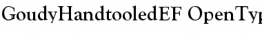 Download GoudyHandtooledEF Regular Font Title Preview