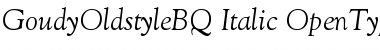 Download Goudy Old Style BQ Regular Font Title Preview