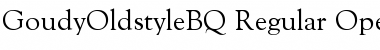 Download Goudy Old Style BQ Regular Font Title Preview