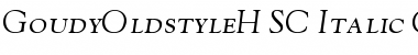 Download GoudyOldstyleH-SC-Italic Regular Font Title Preview