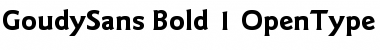 Download ITC Goudy Sans Bold Font Title Preview
