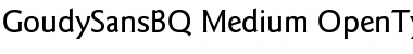 Download Goudy Sans BQ Regular Font Title Preview