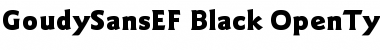 Download GoudySansEF Black Font Title Preview