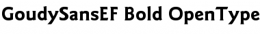 Download GoudySansEF Bold Font Title Preview