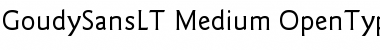 Download ITC Goudy Sans LT Medium Font Title Preview