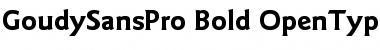 Download ITC Goudy Sans Pro Bold Font Title Preview