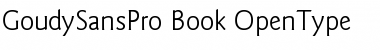 Download ITC Goudy Sans Pro Book Font Title Preview