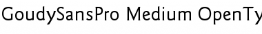 Download ITC Goudy Sans Pro Medium Font Title Preview