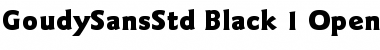 Download ITC Goudy Sans Std Black Font