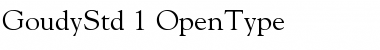 Download Goudy Oldstyle Std Regular Font Title Preview