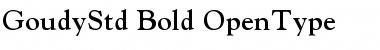 Download Goudy Oldstyle Std Bold Font Title Preview