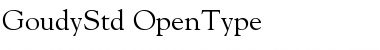 Download Goudy Oldstyle Std Regular Font Title Preview