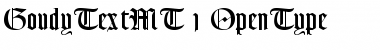 Download Goudy Text MT Regular Font Title Preview