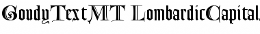 Download Goudy Text MT Lombardic Capitals Font Title Preview