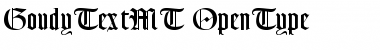 Download Goudy Text MT Regular Font Title Preview
