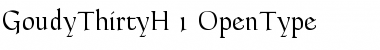 Download GoudyThirtyH Regular Font Title Preview