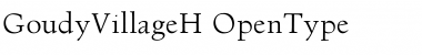 Download GoudyVillage H Font Title Preview