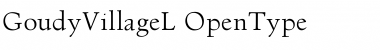 Download GoudyVillage L Font Title Preview