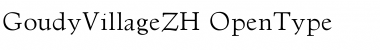 Download GoudyVillage ZH Font Title Preview