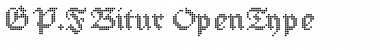 Download GP.F Bitur Regular Font Title Preview