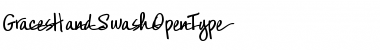 Download GracesHand Swash Font Title Preview