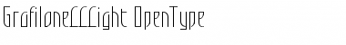 Download GrafiloneLLLight Regular Font Title Preview