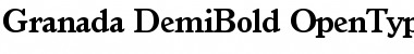 Download Granada-DemiBold Regular Font