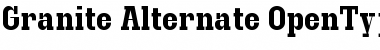 Download Granite Alternate Font Title Preview