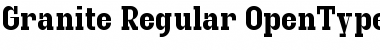 Download Granite Regular Font Title Preview