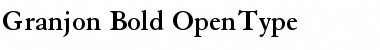 Download Granjon Bold Font Title Preview
