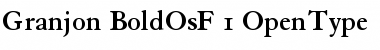 Download Granjon Bold Old Style Figures Font Title Preview