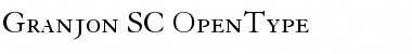 Download Granjon SC Font Title Preview
