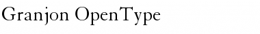Download Granjon Roman Font Title Preview