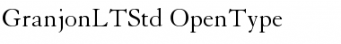 Download Granjon LT Std Roman Font Title Preview