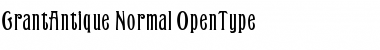 Download GrantAntique Normal Font Title Preview