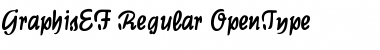 Download GraphisEF Regular Font Title Preview