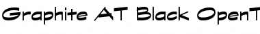 Download Graphite AT Black Regular Font Title Preview