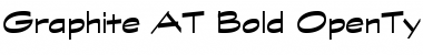 Download Graphite AT Bold Regular Font Title Preview
