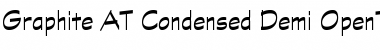 Download Graphite AT Condensed Demi Regular Font Title Preview