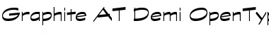 Download Graphite AT Demi Regular Font Title Preview